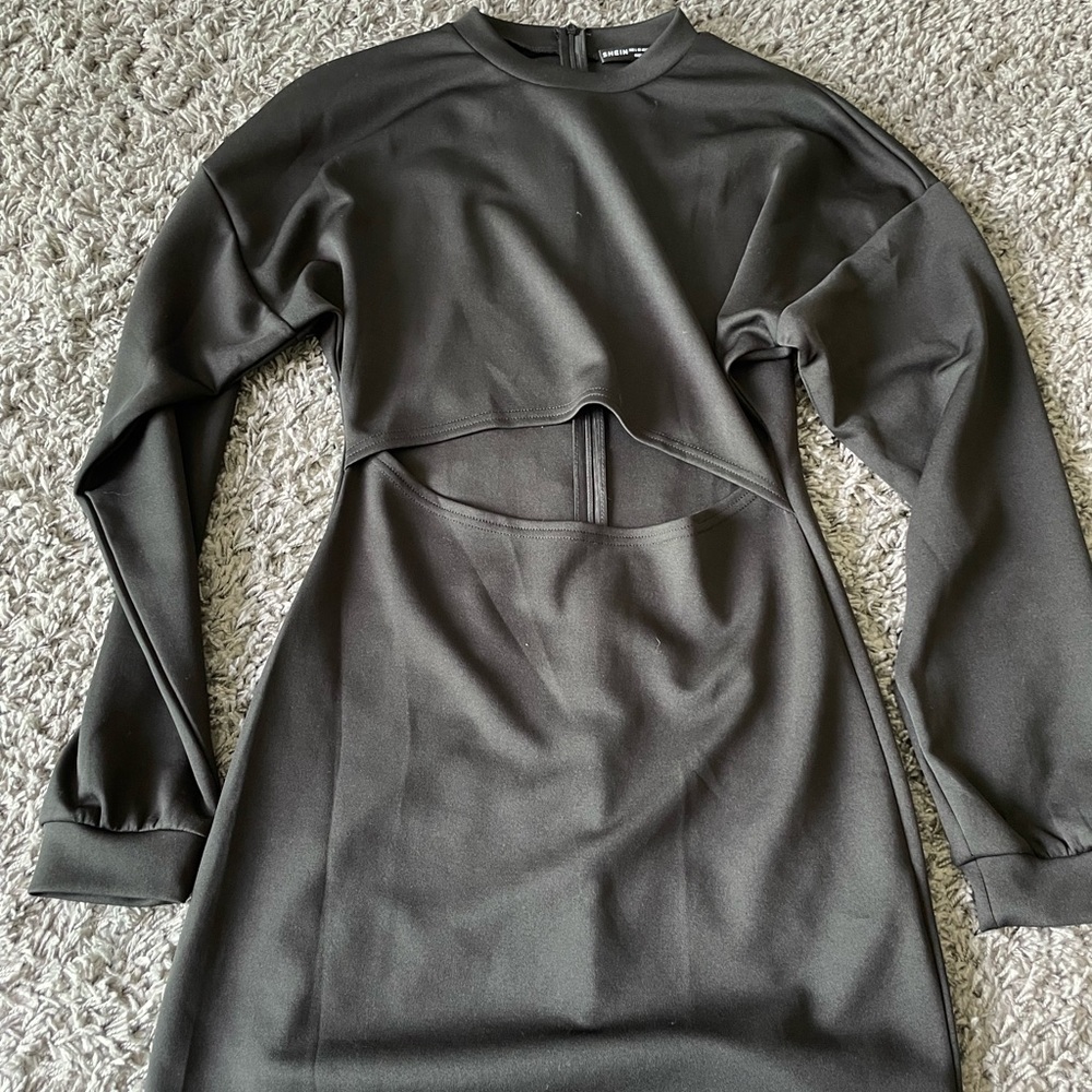 SHEIN Black Bodycon Dress